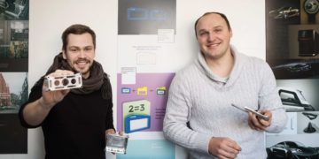 Tööstusdisaini Stuudio disainer Mihkel-Emil Mikk ja Mihkel Mälli