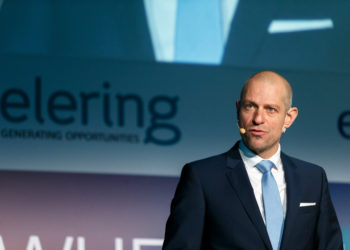 Taavi Veskimägi elektrivõrgu ühendamisest Euroopaga. Foto: ÄP/ Andras Kralla