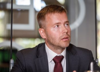 Ettevõtlus- ja taristu- minister Rene Tammist. Foto: ÄP/Andras Kralla