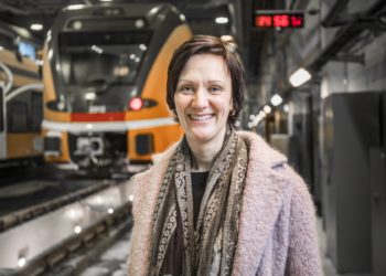 Taltech, digimuutused ettevõttes.Elroni juhatuse esimees Merike Saks. Foto: Scanpix