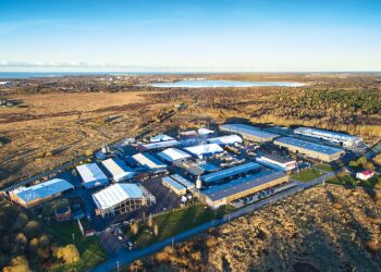 Aerofoto Thermory Loo tootmisüksusest. Foto: tootja