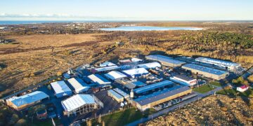 Aerofoto Thermory Loo tootmisüksusest. Foto: tootja