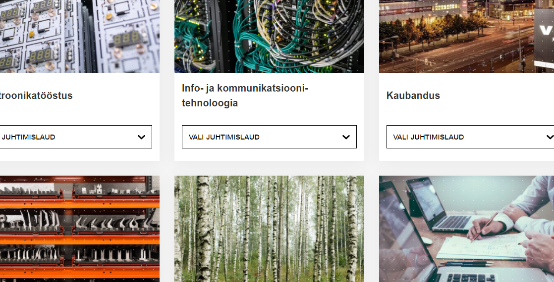 Statistikaameti juhtimislaudade rakendus. Foto: Statistikaamet