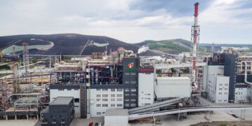 Põlevkiviõli tootmine. Pildil VKG tööstusterritoorium. Foto: VKG