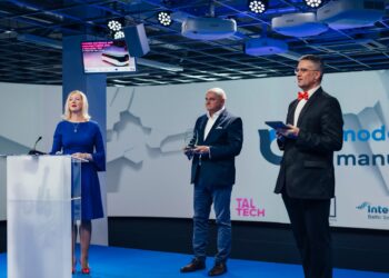 Eesti Masinatööstuse Liit tähistas 85. juubeliaastat rahvusvahelise konverentsiga. Eesti Masinatööstuse Liidu juubelikonverentsil tunnnustati parimaid. Foto: Edmond Mäll