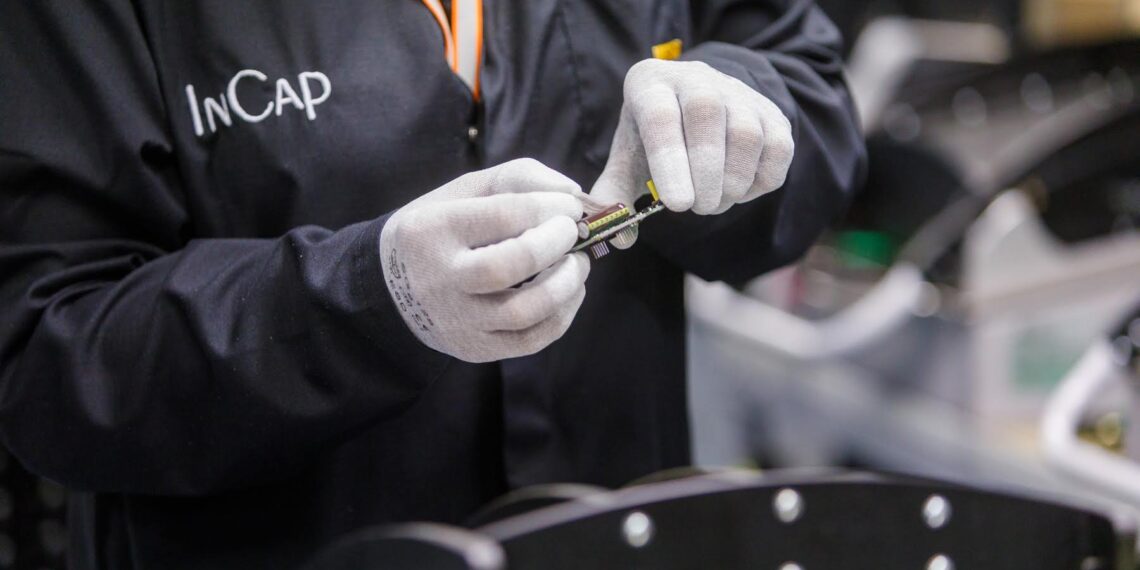 Incap kasvatas kolmandas kvartalis käivet 67% ja kasumit 118%. Incap Electronics Estonia. Foto: Arno Mikkor