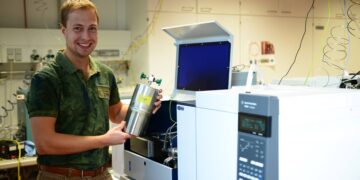 Eesti idufirma UP Catalyst leiutas tehnoloogia, kuidas saab kasvuhoonegaasi kasutada ülivajalike süsiniknanomaterjalide tootmiseks. Pildil UP Catalysti tehnoloogiajuht Einar Karu. Foto: erakogu