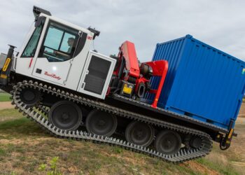iguse liugelaagrid tagavad PowerBully hooldusvaba sõidu. PowerBully on mõeldud kõige erandlikumate rakenduste jaoks raskel maastikul. Foto: Kässbohrer Geländefahrzeug AG
