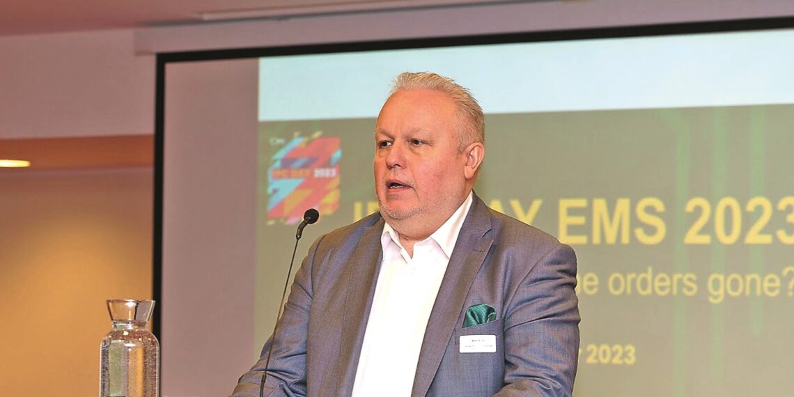 Elektroonikatööstus tõmbas kriisides pika kõrre ning säilitas oma elujõu. Eesti Elektroo-nikatööstuse Liidu tegevjuht Arno Kolk. Foto: Eesti Elektroonikatööstuse Liit