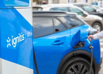 Grossi toidupoodide juurde rajatakse Ignitise elektriautode kiirlaadimispunktid. Foto: Ignitis