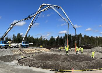 Sopi-Tootsi tuulepargi tuulikute vundamente ehitas NOBE. Teed rajas Verston. Foto: Enefit Green