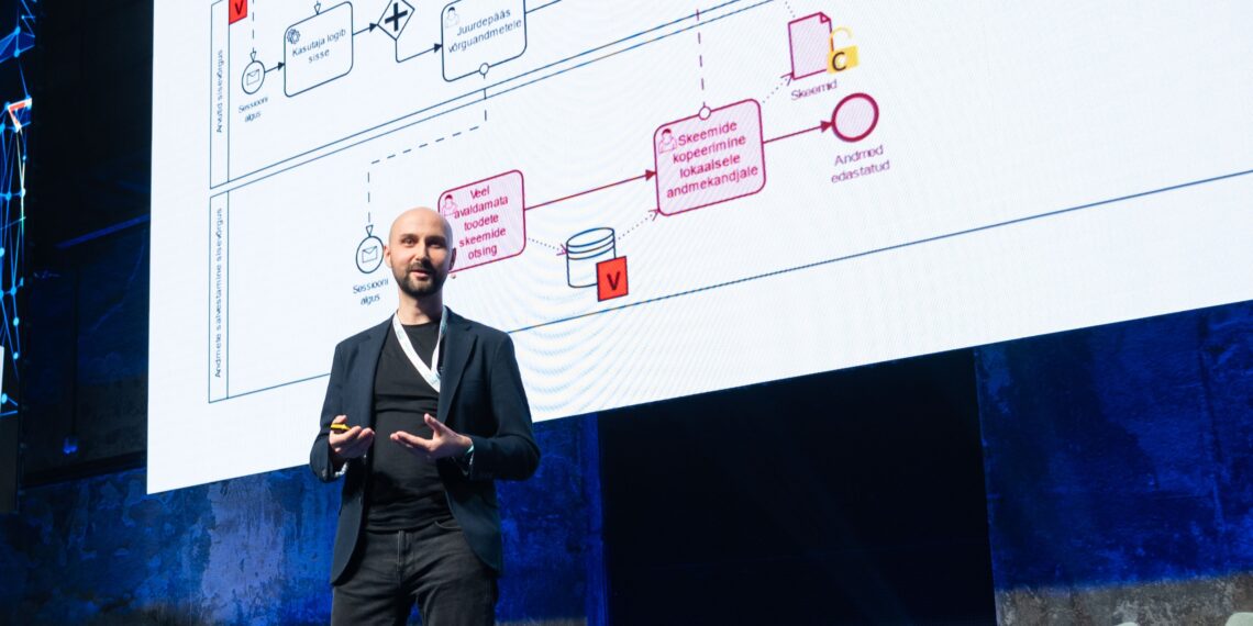 Konverentsil Tark Tööstus 2024 tutvustas Vjatšeslav Antipenko tootmisettevõtete küberturvalisuse uuringut. Foto: RIA