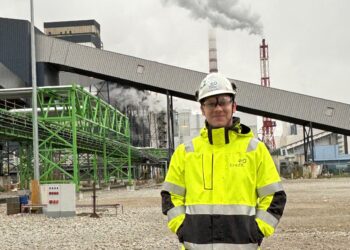 Enefit Poweri projektijuht Matvei Ivanov on veendunud, et energeetika ei saa edaspidi hakkama, rakendamata ringmajanduse põhimõtteid. Foto: Eesti Energia / erakogu