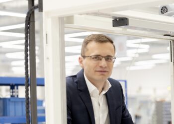 Roboteid tootva ja ettevõtetele automatiseerimislahendusi pakkuva Tech Group tegevjuht Martin Sutrop leiab, et kriisiaastad üle elanud Eesti tööstusettevõtted peaksid oma ärimudelites inventuuri tegema – maailm on muutunud ja see, mis eile töötas, ei pruugi homme olla enam konkurentsivõimeline. Foto: Renee Altrov, Tech Group