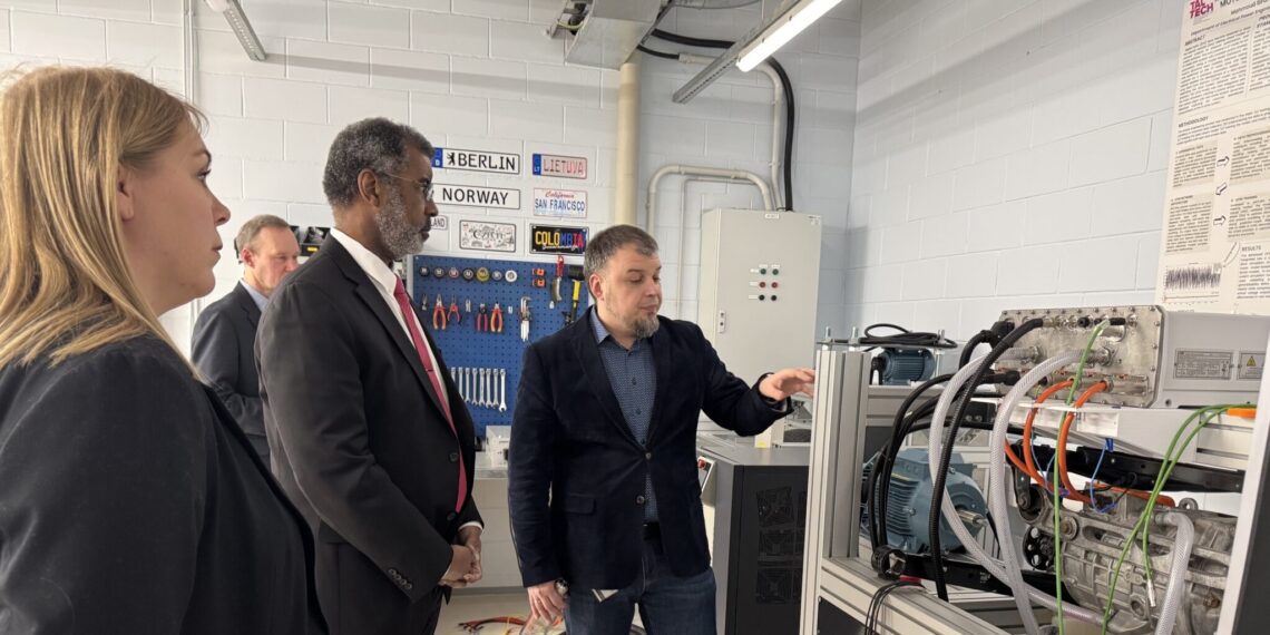 OECD Nuclear Energy Agency peadirektor William D. Magwood tehnikaülikoolis. Foto: TalTech