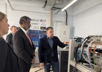 OECD Nuclear Energy Agency peadirektor William D. Magwood tehnikaülikoolis. Foto: TalTech