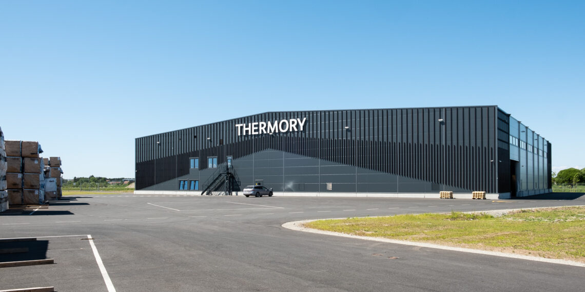 Eesti puidueksport 2025. Thermory Loo tehase termohoone. Foto: Marko Kajandu