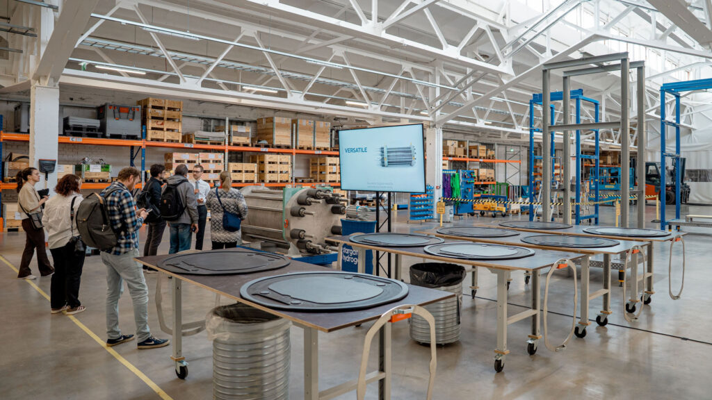 Stargate Hydrogen avas täna Tallinnas tehase. Fotod: Enriko Pedaksalu