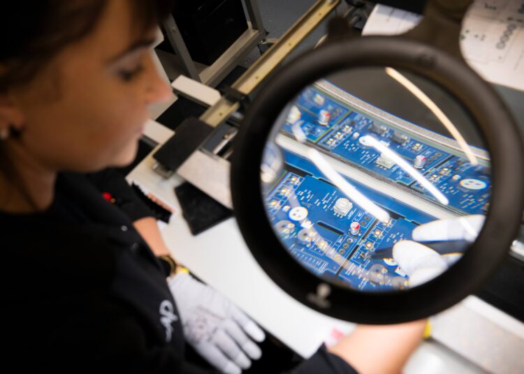 Kiibikeskus loob Eesti elektroonikatööstuse ettevõtetele vajaliku toe. Foto: Incap Electronics Estonia