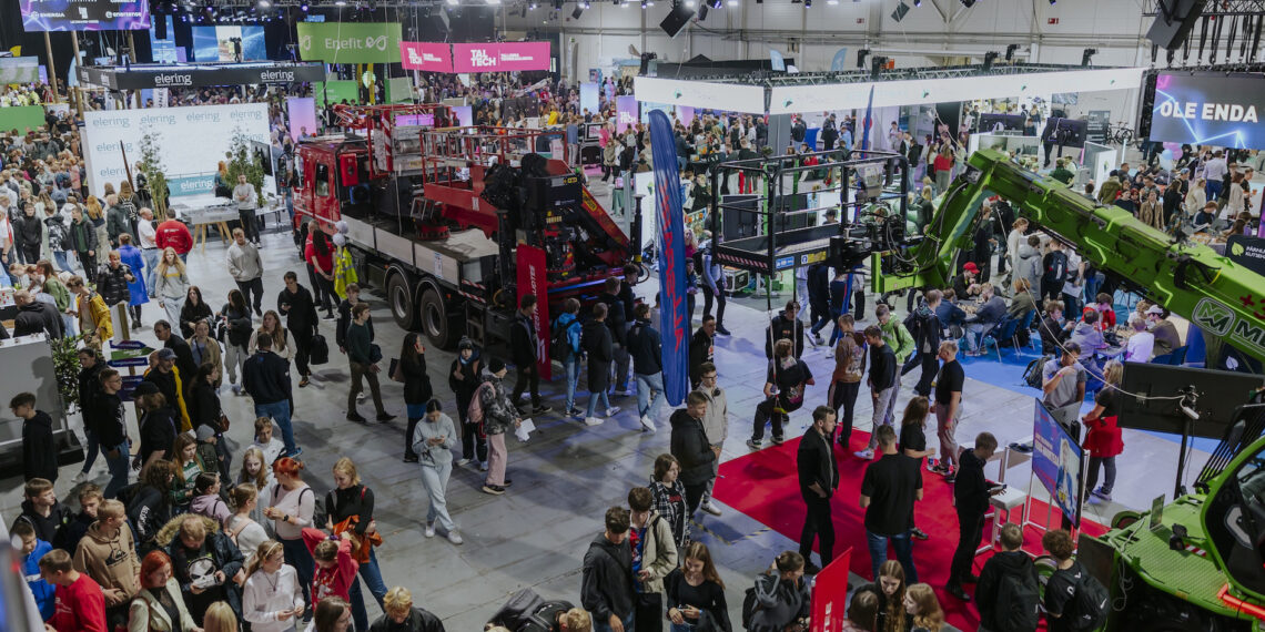 Positron 2024 tõi elektrivaldkonnast osa saama ligi 15 000 noore. Foto: TalTech