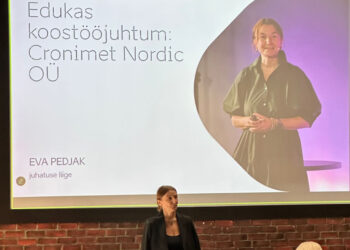 Cronimet Nordic juhatuse esimees Eva Pedjak.